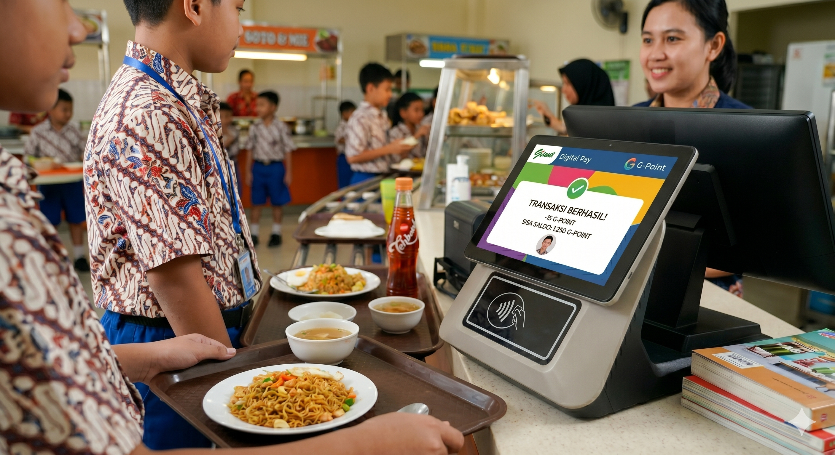 Mockup Antarmuka Giant Digital Pay